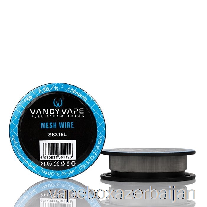Vape Smoke Vandy Vape Mesh Wire Spools - 5 Feet 0.9ohm 150mesh SS316L